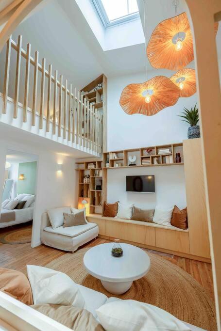 Ღ Mezzanine • T4 Spacieux, Lumineux Et Cosy La Rochelle  Buitenkant foto