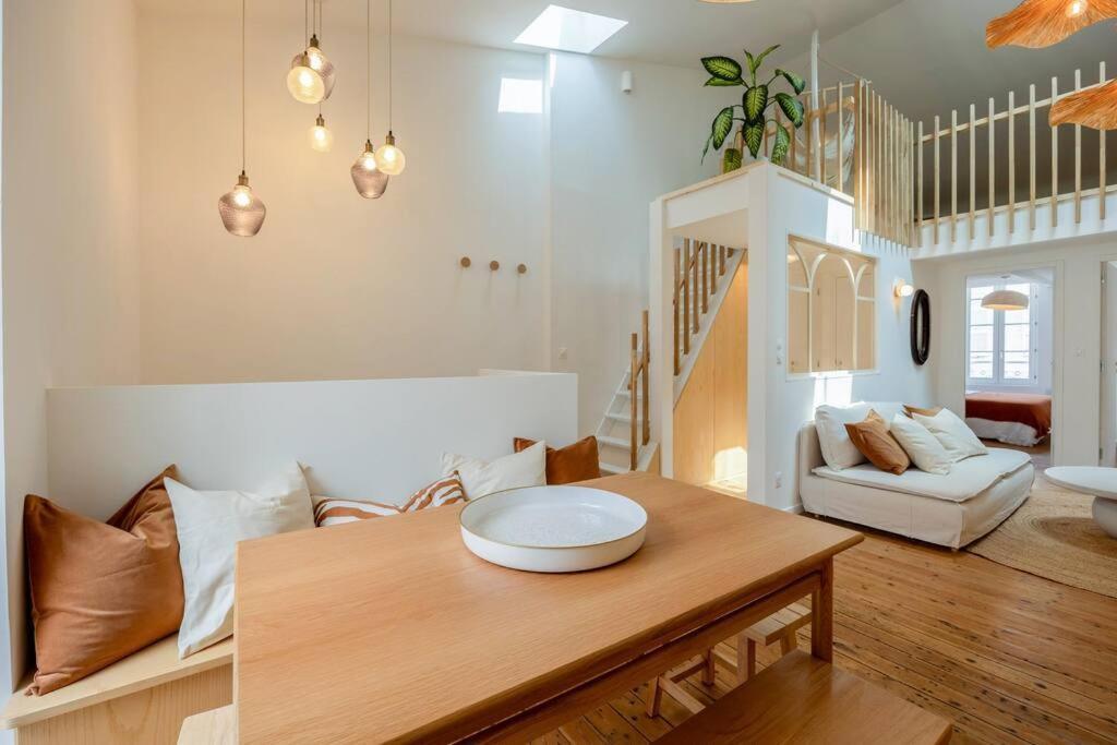 Ღ Mezzanine • T4 Spacieux, Lumineux Et Cosy La Rochelle  Buitenkant foto